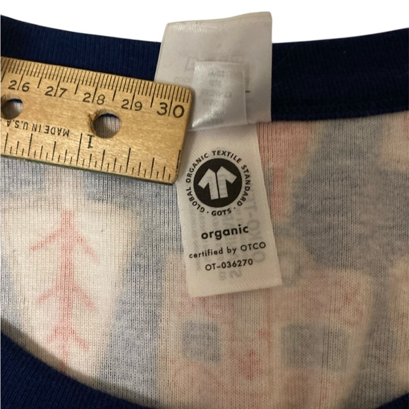 Hanna Andersson Women’s XL Christmas Holiday Cotton Pajama Set Houses Trees - Picture 6 of 12